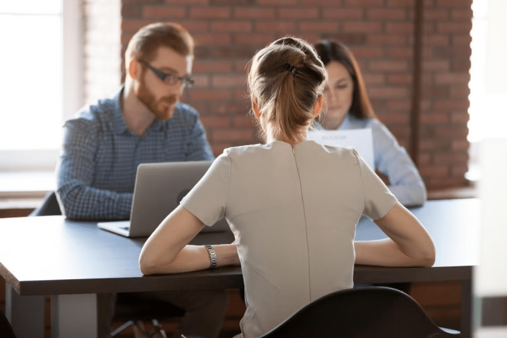 Student meeting with legal advocates to discuss a university Title IX disciplinary matter